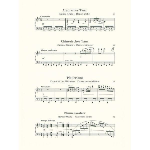 Schott Tschaikowsky Nussknacker-Suite