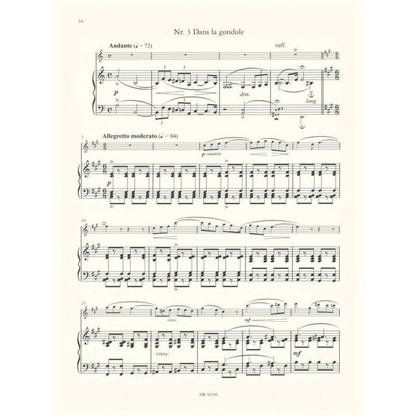 Zimmermann Verlag Andersen Quatre Morceaux