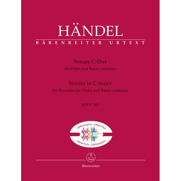 Brenreiter Hndel Flötensonate C-Dur