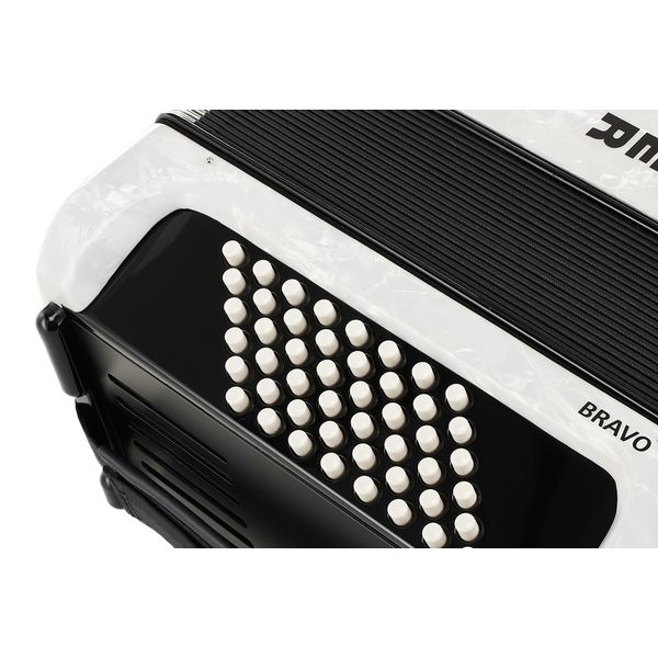 Hohner Bravo II 48 White silent key