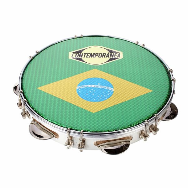 Contemporanea 10" Pandeiro Luxe white