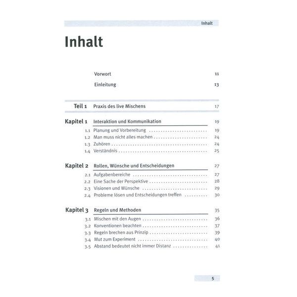 mitp Verlag  Live mischen