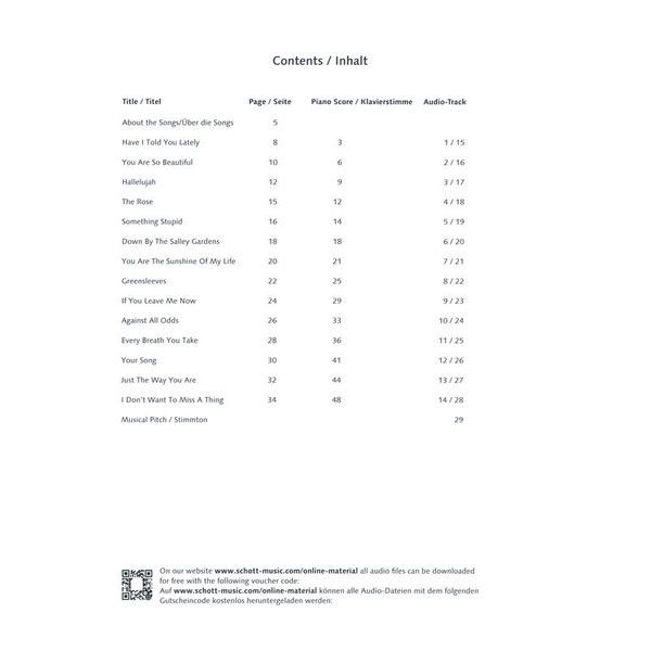 Schott Love Ballads T-Sax