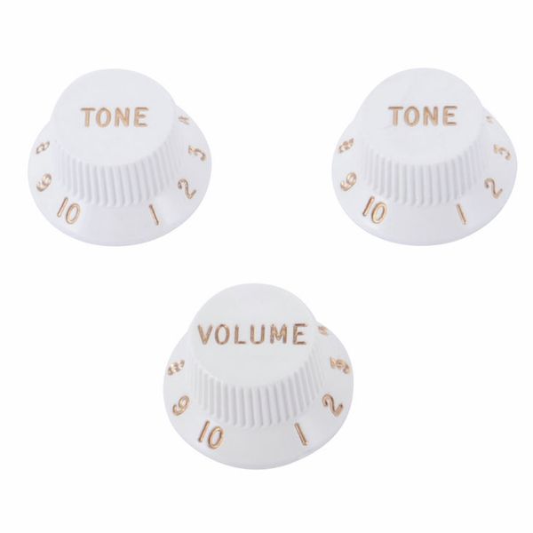 Fender Volume & Tone Knobs Set White