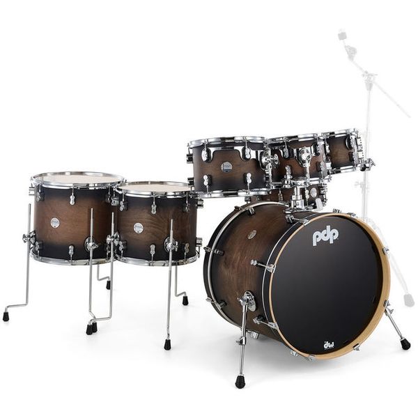 DW PDP CM7 Satin Charcoal B.