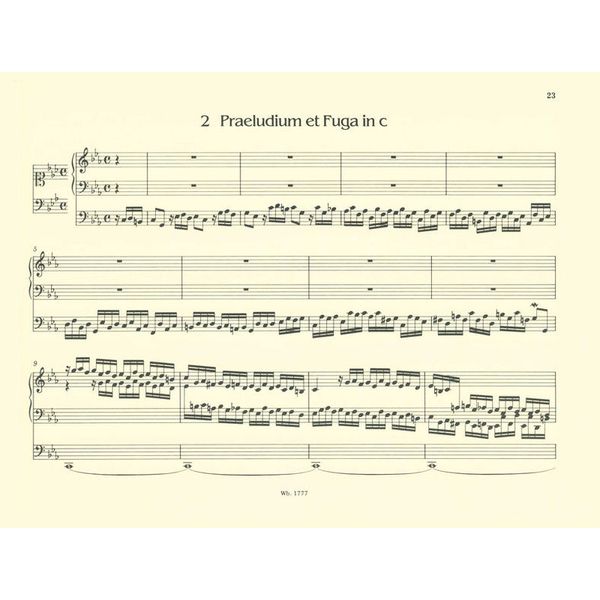 Breitkopf & Hrtel Krebs Orgelwerke I