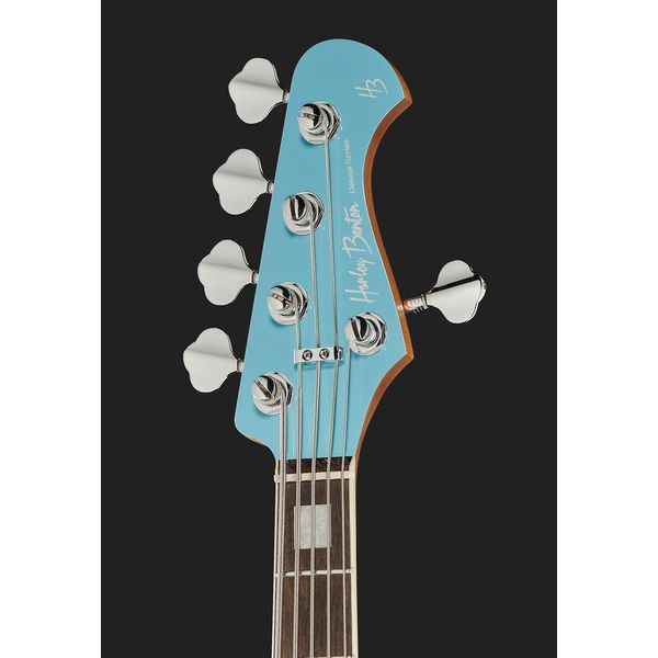 Harley Benton MV-5JB Daphne Blue w/Case