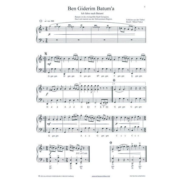 Purzelbaum Verlag Folklore aus der Türkei