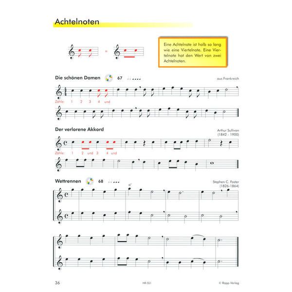 Horst Rapp Verlag Saxophon Lernen mit Spa 1