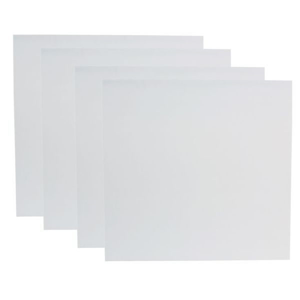 t.akustik Melamine 50 100/100 WH 4pcs
