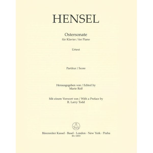 Brenreiter Hensel Ostersonate