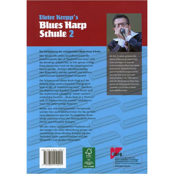 Voggenreiter Blues Harp Schule 2