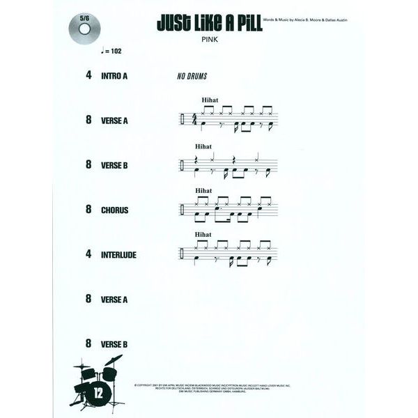 Bosworth Drum Along 10 Female Rock Song