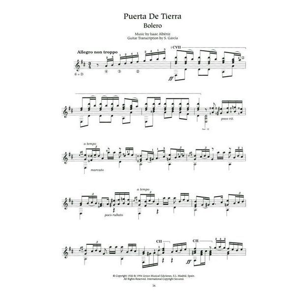 Music Sales Albéniz Guitar Music 2