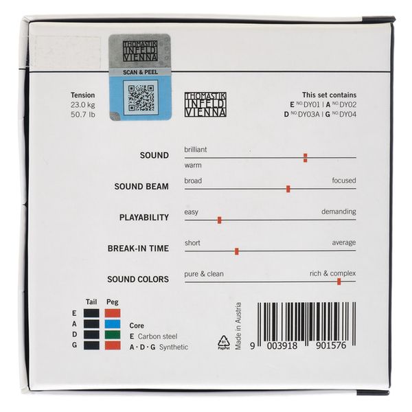 Thomastik Dynamo Violin 4/4 Medium