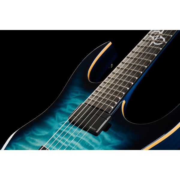 Solar Guitars S1.6AQOB Quilted Ocean Blue Br