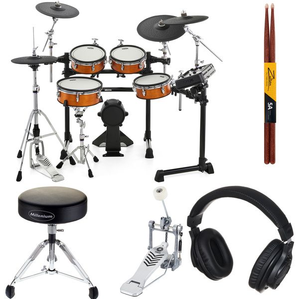 Yamaha DTX8K-X Real Wood Bundle