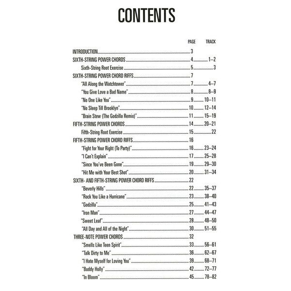 Hal Leonard Power Chords