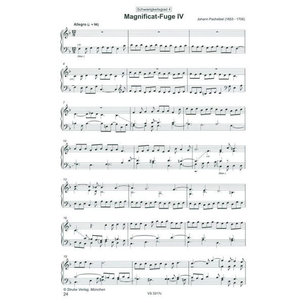 Strube Verlag Orgel spielen mit Hand und Fu