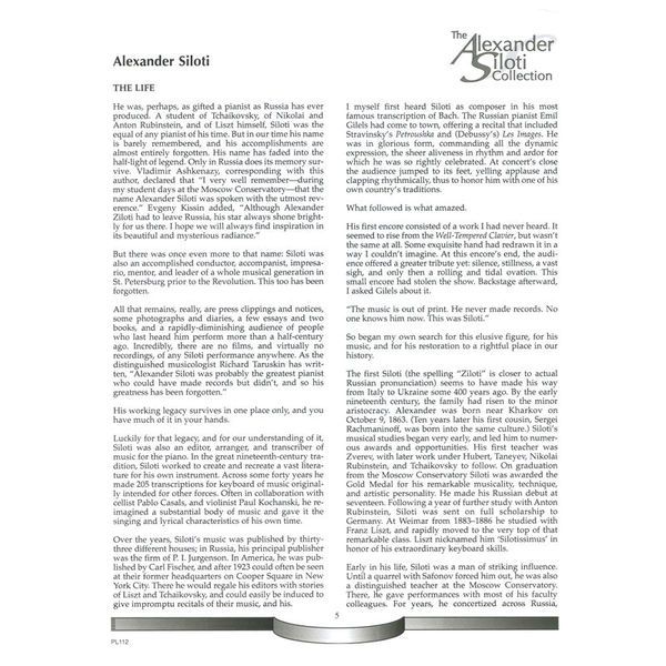Carl Fischer Alexander Siloti Collection