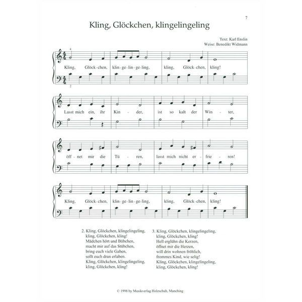 Holzschuh Verlag Weihnachtliche Tastentrume