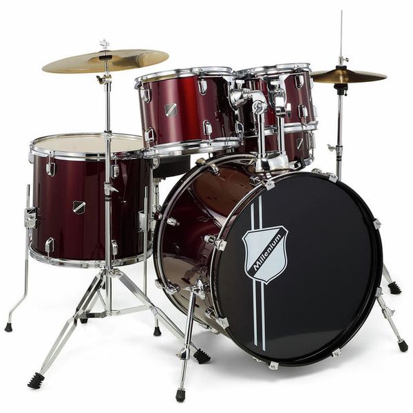 Millenium Focus 22 Drum Set Red