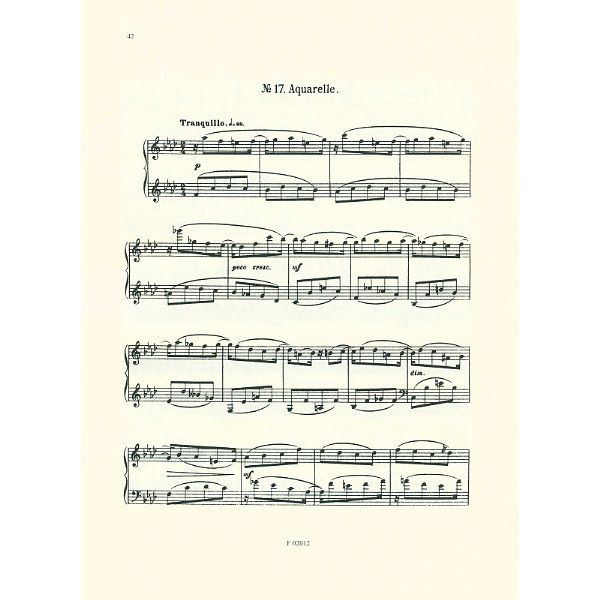 Robert Forberg Musikverlag Glière Pieces Characteristique