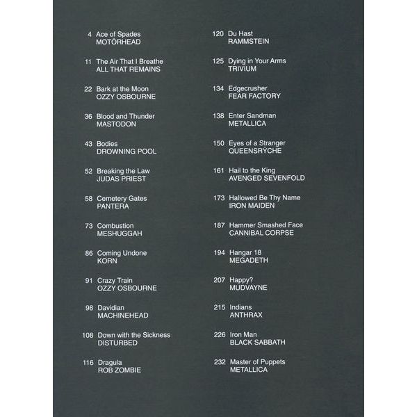 Hal Leonard Mammoth Metal Guitar