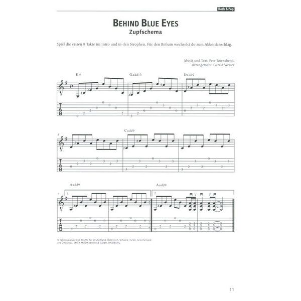 Schott Rock & Pop Gitarren-Songbook