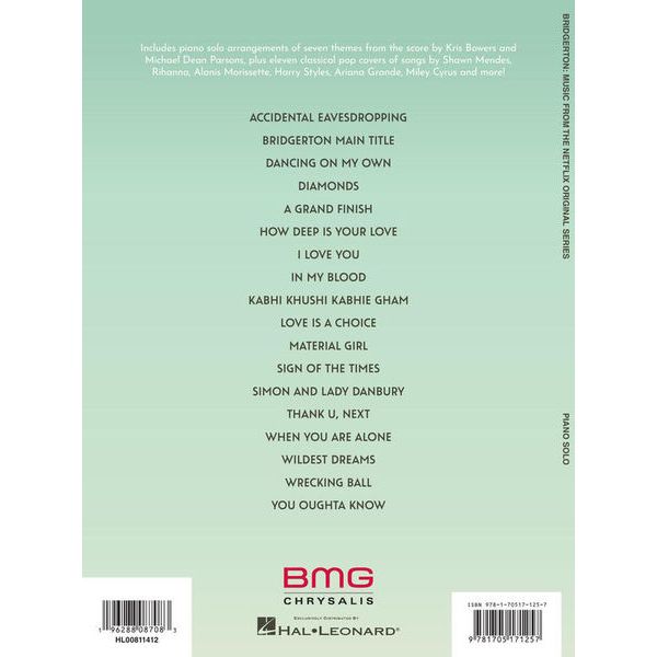 Hal Leonard Bridgerton Piano Solo