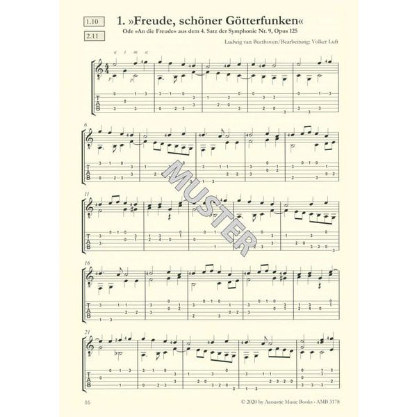 Acoustic Music Books Beethoven Masterworks Guitar