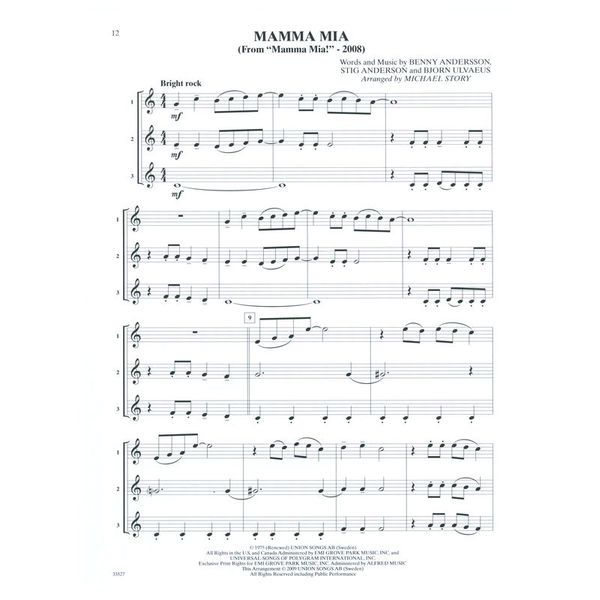 Alfred Music Publishing Movie Trios For All Clarinet