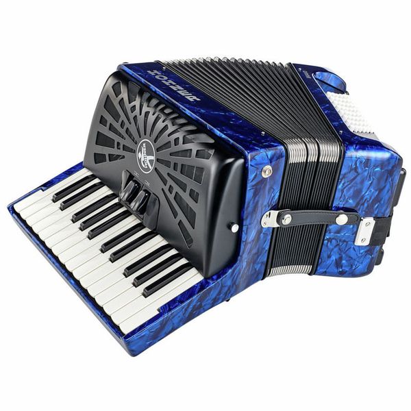Hohner Bravo II 48 Blue silent key
