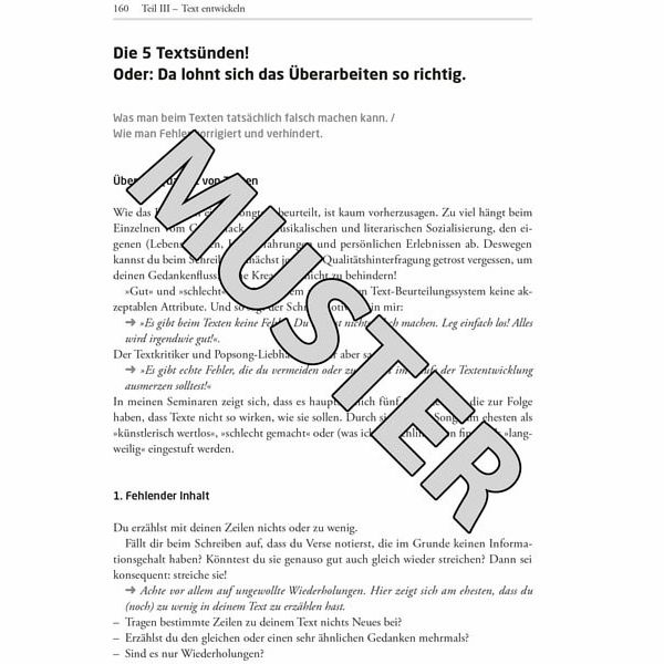 Schott Songtexte Schreiben