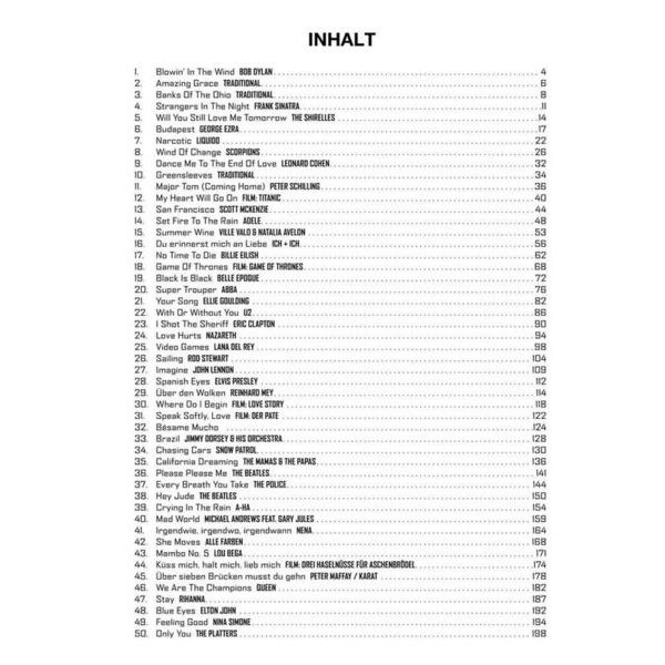 Bosworth Die ersten 50 Popsongs Klavier