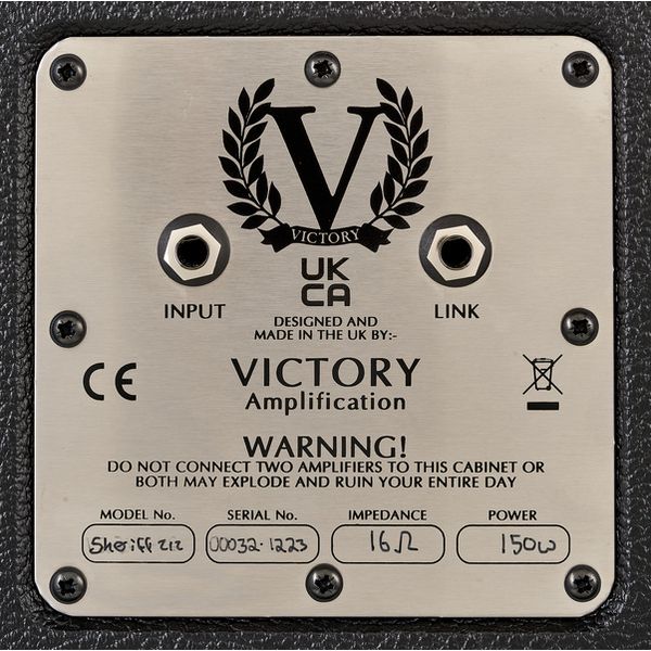 Victory Amplifiers Sheriff 212 Cabinet