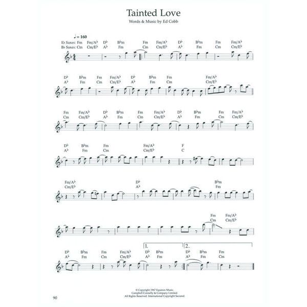 Wise Publications 100 More Pop Solos for Sax