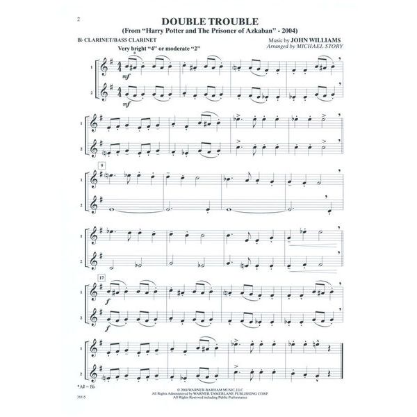 Alfred Music Publishing Movie Duets For All Clarinet