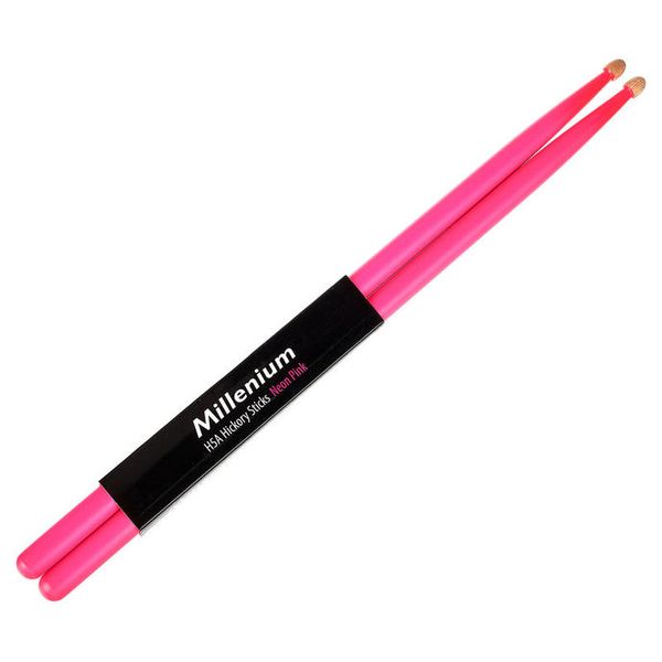 Millenium H5A Hickory Sticks Neon Pink