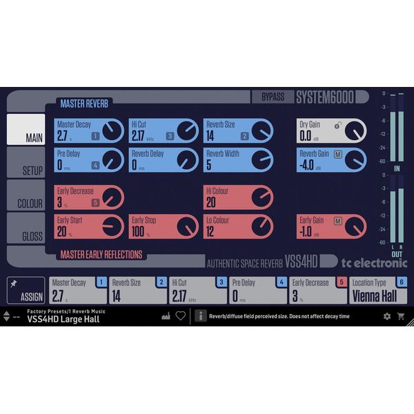 tc electronic VSS4 HD Authentic Space Reverb