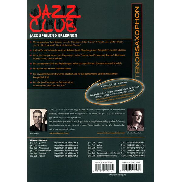 Edition Dux Jazz Club T-Sax