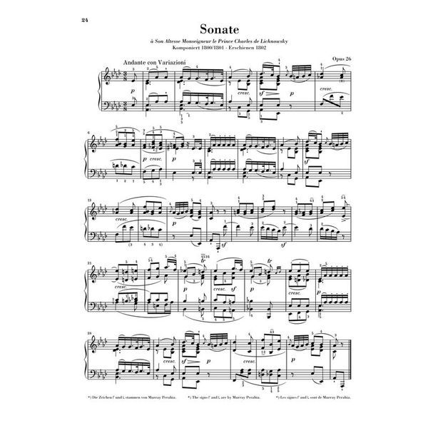 Henle Verlag Beethoven Fünf Klaviersonaten