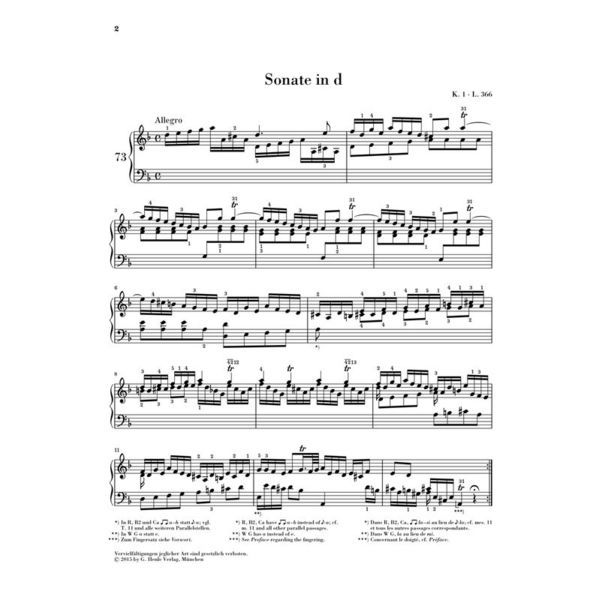 Henle Verlag Scarlatti Klaviersonaten IV