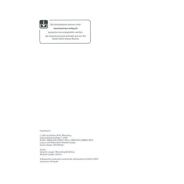 Edition Dux Acoustic Pop Guitar Solos 2