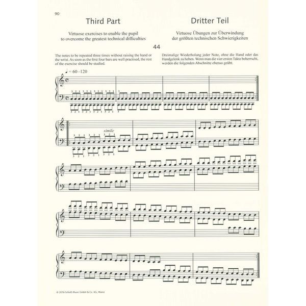 Schott The Virtuoso Pianist Hanon