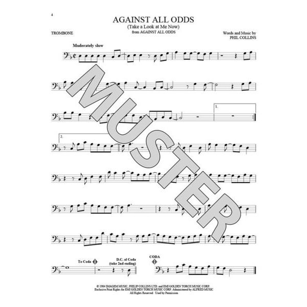 Hal Leonard 101 Movie Hits for Trombone