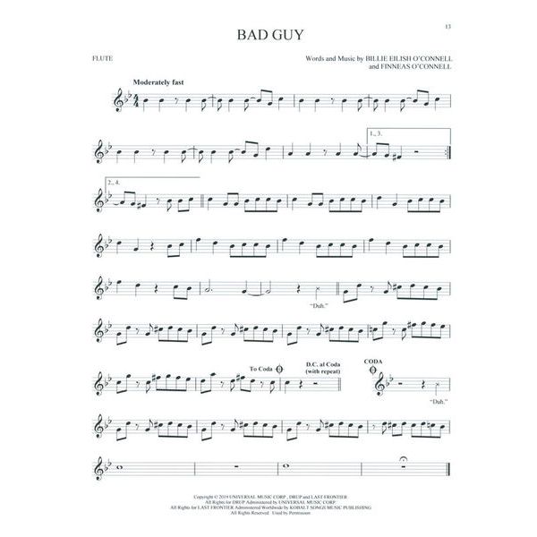 Hal Leonard 101 Top Hits for Flute