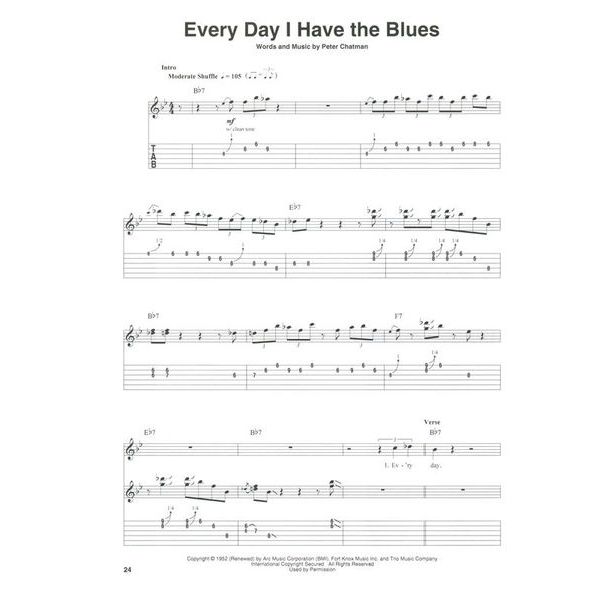 Hal Leonard Blues Standards Deluxe Guitar
