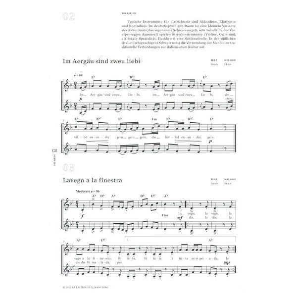 Edition Dux Europa in Noten