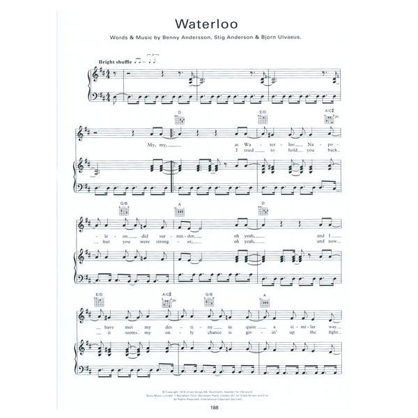 Music Sales The Very Best Of Abba